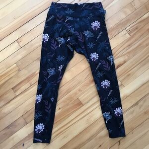 Floral leggings in organic cotton